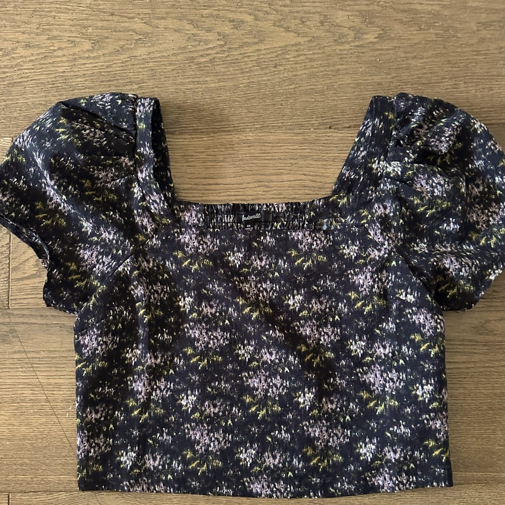 Madewell Puff Sleeve Crop